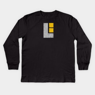 Lunar Industries - MOON (Variant) Kids Long Sleeve T-Shirt